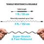 ONE PIX Coiled Lightning Cable for iPhone (2 Pack), MFi Certified Coil Car Charger Cable Compatible with iPhone 11/XS/XS Max/XR/X/8/8 Plus/7/7 Plus/6s/6s Plus/6/6 Plus/SE/5s/5c/5/iPad/iPod - Black