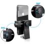 UBeesize Cell Phone Tripod Mount with Wireless Remote, Selfie Stick Monopod Head and Tripod Adapter Stand Holder Compatible with iPhone Android and All Phones
