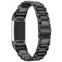 Jiarusig Compatible with Fitbit Charge 2 Bands, Stainless Steel Metal Bands Strap Men Women Replacement Bracelet Small Large Wristband Accessories Band Compatible with Fitbit Charge 2, Black