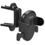 Car Phone Mount Compatible Applicable Mercedebenz Mobile Phone Holder A/B/C-Class, A3 Q2,FordMustang,Volkswagen Tiguan Automatic Locking Universal Air Vent Cell Phone Holder (Black1)