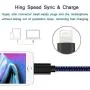 iPhone Charger Cable Lightning Charging Cable Nylon Braided 5 Pack 3FT/6FT/10FT MFI Certified Long USB Cord Fast iPhone Cable Compatible iPhone XS/Max/XR/X/8P/8/7P/7/6S/iPad/iPod/IOS (Black & Blue) iPhone Charger Cable Lightning Charging Cable Nylon Braided 5 Pack 3FT/6FT/10FT MFI Certified Long USB Cord Fast iPhone Cable Compatible iPhone XS/Max/XR/X/8P/8/7P/7/6S/iPad/iPod/IOS (Black & Blue)