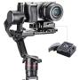 Feiyu AK2000 3 Axis Gimbal Stabilizer for Sony a9 a7 ii a6500 Series Canon 5D Panasonic GH5 GH4 Nikon D850 Mirrorless and DSLR Digital Camera, Smart Touch Panel WiFi Bluetooth Connection 2.8kg Payload