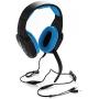 Badasheng BDS-939P 5 in 1 Gaming Headset for PS4 , Iphone , Ipad , Smartphone , Tablet , PC (Laptop & desktop) and Mac , Compatible With XBox One With Using of Microsoft Adaptor ( Blue )