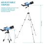 Aomekie Kids Telescope for Adults Astronomy Beginners 70mm Refractor Telescopes with Adjustable 51inch Tripod Phone Adapter Finderscope Erect-Image Diagonal and Moon Filter