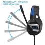 Stereo Wired Noise Cancelling PS4 Xbox one Headset Playstation 4 Gaming Headset with Microphone Volume Control Over On Ear Deep Bass Surround Sound Headphone Earphones PC Tablet Laptop