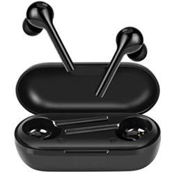 layajia Mini Wireless Earbuds Waterproof Wireless Headphones, Bluetooth 5.0 in-Ear Earphones TWS Stereo Sound, Portable Wireless Headset 28H Palytime w/Built-in Mic Single/Twin Mode Charging Case