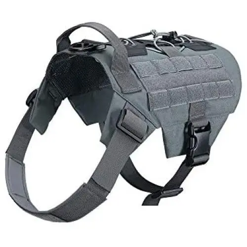 EXCELLENT ELITE SPANKER Dog Harness Tactical Military Dog Harness Adjustable No-Pull Dog Harness Training Hunting Dog Tactical Vest with Handle EXCELLENT ELITE SPANKER Dog Harness Tactical Military Dog Harness Adjustable No-Pull Dog Harness Training Hunting Dog Tactical Vest with Handle