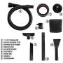 Vacmaster Professional - Professional Wet/Dry Vac, 5 Gallon, Beast Series, 5.5 HP 1-7/8" Hose Jobsite Vac (VFB511B0201), Black
