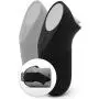 Dual Skin Set + Mounting Clip for Oculus Go Controller - Premium Gel Shell Silicone Grip Covers w/ Low-Profile Traction Diamonds (Set of 2 + Clip) HEADSET & CONTROLLER NOT INCLUDED
