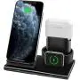 Hoidokly Wireless Charger 3 in 1 Wireless Charging Station Dock for Apple Watch Series 5/4/3/2/1, Airpods Pro/2, 7.5W Qi Fast Charging Stand for iPhone 11/11 Pro Max/SE 2020/XS Max/XR/XS/X/8P/Samsung Hoidokly Wireless Charger 3 in 1 Wireless Charging Station Dock for Apple Watch Series 5/4/3/2/1, Airpods Pro/2, 7.5W Qi Fast Charging Stand for iPhone 11/11 Pro Max/SE 2020/XS Max/XR/XS/X/8P/Samsung
