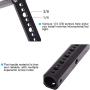 DF DIGITALFOTO Vision Hold Plate Grip Extension Rods Bar Monitor Mount Accessories Compatible with Ronin S/SC Gimbal Setup Mounting Microphone