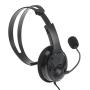 AmazonBasics Gaming Chat Headset for PlayStation 4 with Microphone - 4 Foot Cable, Black