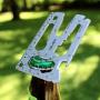 Lever Gear Toolcard Pro - 40 in 1 Credit Card Multitool. Slim, Minimalist Survival Card Wallet Tool Card. TSA Approved Multitool. (Silver no Clip)