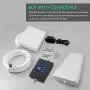 Cell Phone Signal Booster for Home and Office - AT&T, Verizon,T-Mobile - Triple Band 2/5/12/17 Cellular Repeater for US Carriers 2G 3G Call and 4G LTE Data Supports Multiple Devices Up to 5,000sq ft