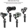 Feiyu G6 Max Kit 3-Axis Splash-Proof Stabilizer YouTube Video Gimbal Tool for Mirrorless Camera Sony a6400 a6100 Sony RX100, Smartphones Like iPhone, Samsung Action Camera GoPro Hero 8 7 6, Sony RX0