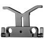SMALLRIG Lens Support with Dual 15mm Rod Clamp, Adjustable Trimmer Knob for Long Telescope Lens on 15mm Rail Rod Support System - 1087