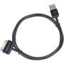 AmazonBasics Apple Certified 30-Pin to USB Charging Cable for Apple iPhone 4, iPod, iPad 3rd Generation, 3.2 Foot, Black