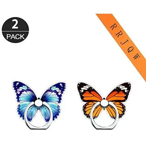 Phone Ring Holder Stand,Butterfly Phone Ring Stand Holder 360 Rotation Finger Ring Grip Stand for Cellphones,Smartphones and Tablets Phone Ring Holder Stand,Butterfly Phone Ring Stand Holder 360 Rotation Finger Ring Grip Stand for Cellphones,Smartphones and Tablets
