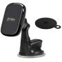 Wireless Charging Magnetic Car Mount PITAKA MagEZ Mount Qi Only Compatible with MagEZ Case/MagEZ Case Pro Fast Charging Phone Holder with USB A-C Cable Suction Cup for iPhone Galaxy Smartphone