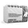 Bulldoglogy Premium Carbon Black Puppy Pee Pads with Adhesive Sticky Tape - Large Housebreaking Dog Training Wee Pads (24x24) 6 Layers with Extra Quick Dry Bullsorbent Polymer Technology