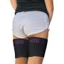 Slimmer Trimmer Premium Thigh Trimmers - Pair Weight Loss Sweat Leg Trainers Women Men (Up to 32”) Thermal Slimming Wraps. Thigh Fat Burner, Exercise Enhancer Sweating (One Size fits Most (up to 32"))