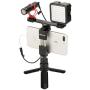 Ulanzi Mini Tripod Stand for Selfie Stick Monopod Stabilizer on Cellphone DSLR Cameras,Portable Folding Desktop Stand For Projector For ZHIYUN Smooth Q/Smooth 4/ Feiyu/ DJI OSMO Mobile 2 Gimbal