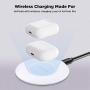 LETSCOM Ultra Slim Wireless Charger,Qi-Certified 15W Max Fast Wireless Charging Pad,Compatible with iPhone 11/11 Pro Max/XS Max/XR/XS/X/8/8+,Galaxy Note 10/Note 10+/S10/S10+/S10E (No AC Adapter)