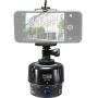 Vidpro MH-300 360-Degree Time-Lapse Photography Motorized Pan Head with Remote Control, Mini Tilt Head, Smartphone Holder & Adapter for GoPro Cameras