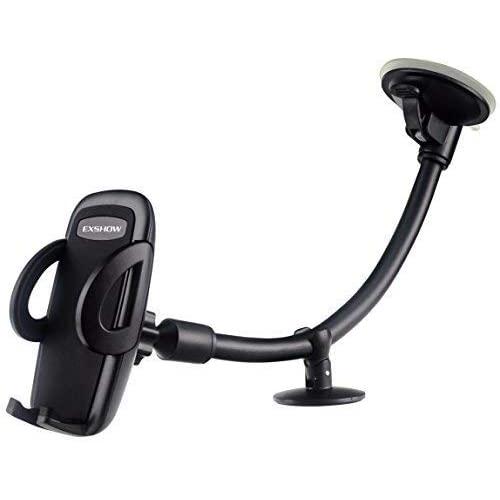 EXSHOW Car Mount,Universal Windshield Phone Holder 8.5 inch Long Arm Car Phone Mount for iPhone 11/ XR Xs Max/X/8 Plus/7/6, Samsung Galaxy S8 S9, Nexus 8X/9P, LG, HTC and All Smartphones 3.5-6.5 inch