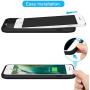 TRS Battery Case for iPhone 8/7/6s/6/SE(2020),[6000mAh] Protective Portable Charging Case Rechargeable Charger Case Extended Battery Pack for Apple iPhone 8/7/6s/6/SE(2020) (4.7inch)