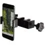 Enduro Golf Cart Mount for Phone and SkyCaddie SX500 - TACKFORM [Enduro Series] - Rock Solid All-Metal Holder for Phones and GPS up to 3.4&quot Wide. Industrial Spring Grip.