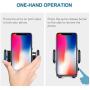 Air Vent Phone Holder, Amoner Car Phone Mount Cell Phone Holder Car Vent Phone Mount Car Mount Compatible with iPhone 11 Pro Max XS Max XR X 8 7 6 5 SE Samsung Galaxy S10 S9 S8 S7 Note10 9 LG and More
