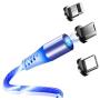 LED Flowing Magnetic Phone Charging Cable