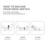 Skagen Womens Ancher Stainless Steel Mesh Dress Quartz Watch