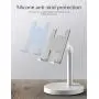 Cell Phone Stand, Adjustable Phone Stand for Desk, Aenfor Adjustable Cell Phone Stand Compatible with Phone 11 Pro Xs Xs Max Xr X 8, iPad Mini, Nintendo Switch, Tablets (7-10"), All Phones, White