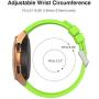 MoKo Band Compatible with Samsung Galaxy Watch 3 41mm/Galaxy Watch 42mm/Galaxy Watch Active/Active 2/Galaxy Gear S2 Classic/Ticwatch E/2/Vivoactive 3, 3-Pack 20MM Silicone Strap - Red&Green&Purple