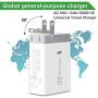 Wall Charger Fast Adapter,[ QC 3.0 + 2 USB ] Fast Wall Charger 3 Ports Tablet iPad Phone Fast Charger Adapter Quick Charge 3.0 Travel Plug Compatible Samsung, LG, HTC, iPhone More (1 Pack White)