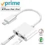 Headphone Adapter 3.5mm Jack Adapter for iPhone Dongle for iPhone 11/8/8 Plus / 7/7 Plus/Xs/Xs Max/XR Aux Adapter 2 in 1 Accessory Splitter Adaptor Charger Cables & Audio Connector Support All iOS