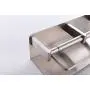 XVL Dual Toilet Paper Holder with Mobile Phone Storage Shelf and Spring Roller, Brushed, G327B