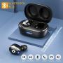 Wireless Earbuds Bluetooth Earbuds, Bluetooth 5.0 Stereo True Wireless Bluetooth Earbuds Headphones Headset Earphones Earpiece with Charging Case, Built-in Microphones