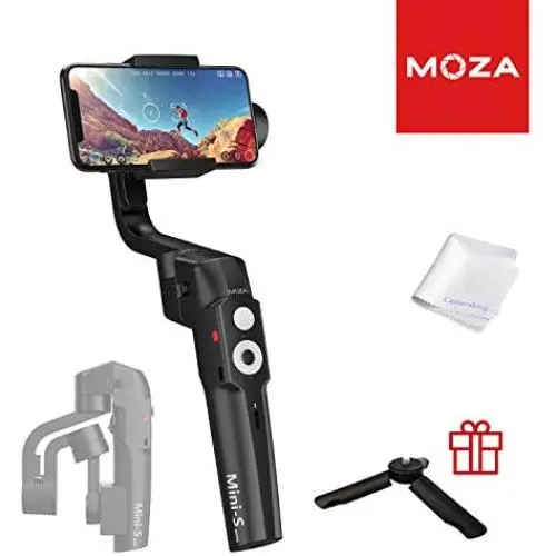 MOZA Mini-S Essential Foldable Gimbal stabilizer for Smartphone Timelapse Object Tracking Zoom Vertigo Inception 3-Axis Video Stabilizer for iPhone Xs/Max/Xr/X/11 Pro Max Samsung Note 9/S9 Huawei MOZA Mini-S Essential Foldable Gimbal stabilizer for Smartphone Timelapse Object Tracking Zoom Vertigo Inception 3-Axis Video Stabilizer for iPhone Xs/Max/Xr/X/11 Pro Max Samsung Note 9/S9 Huawei