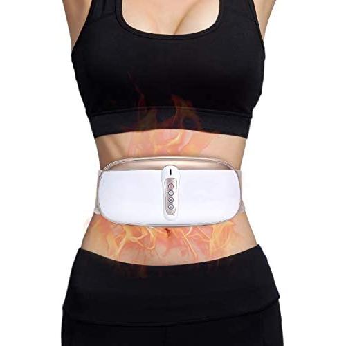 OWAYS Slimming Belt, Weight Loss Machine for Women, Adjustable Vibration Massage with Mild Heat, 4 Massage Modes, Belly Fat Burner, Promote Digestion, NOT Cordless