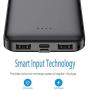 Lekzai 2-Pack 10000mAh Portable Charger Power Bank with Dual Output and USB-C (Input Only) Compatible with iPhone, Samsung and More