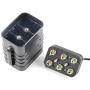 MinChen 8.4V Battery Pack Case for 2/4/6 x 18650 Rechargeable li-ion Battery Waterproof Safety Cycling Battery Pack Case Box Cover with DC and USB Interface for Bike Light Headlamp Cell Phone