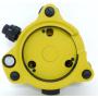 AdirPro Tribrach with Optical Plummet - Tribrach Adapter - Laser Adjuster - Optical Plummet Adapter - Level Surveying Adapter Adapter Base Tribrach Tripod for Mounting GPS(Yellow)