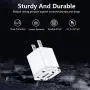 Phone Charger Cable 3ft 6ft 10ft with Wall Plug, LUOATIP 5-Pack Long Charging Cord + Dual Port USB Block Cube Adapter Replacement for iPhone 11 XS/XS Max/XR/X 8/7/6/6S Plus SE/5S/5C, Pad, Pod