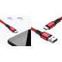 USB C Charging Cable Fast Charge USB to USB C Nylon Braided Fast Charging Sync Cord for Mobile Phones, Compatible Samsung Galaxy S10e S9 S8 Plus,Note 9 8, LG G7 V30S V35 THINQ V30 G6 -2 PACK Red