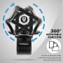 JunDa Car Phone Holder 360-Degree Rotation Cell Phone Holder Suitable for 4 to 7 inch Smartphones,Rotating Dashboard Clip Mount Stand