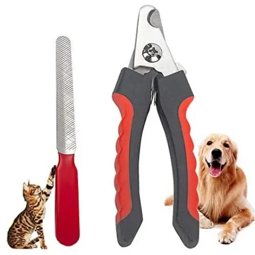 Alidu Pet Dog Nail Clippers Trimmers Cat Nail Clippers with Safety Guard Pet Dog Nail Trimmers for Small Dogs Cats and Pets Supplies.