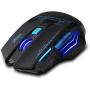 Zelotes Professional Wireless Gaming Mouse, 2400 DPI Adjustable 2.4GHz USB LED Portable Mobile Wireless Mouse Mice for Gamer PC MAC Laptop